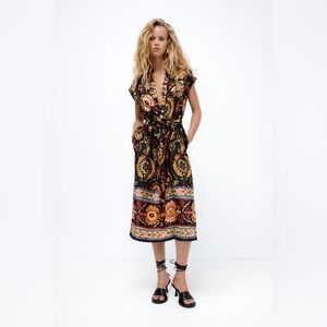 Zara - Printed tunic dress